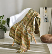 Fringed Knitted Small Blanket Napping Blanket Sofa Blanket