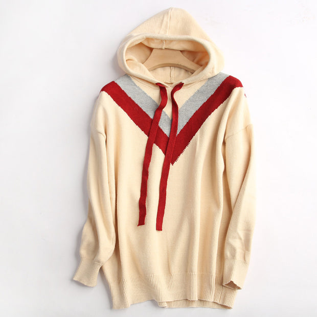 Hooded sweater pullovers and hoodies