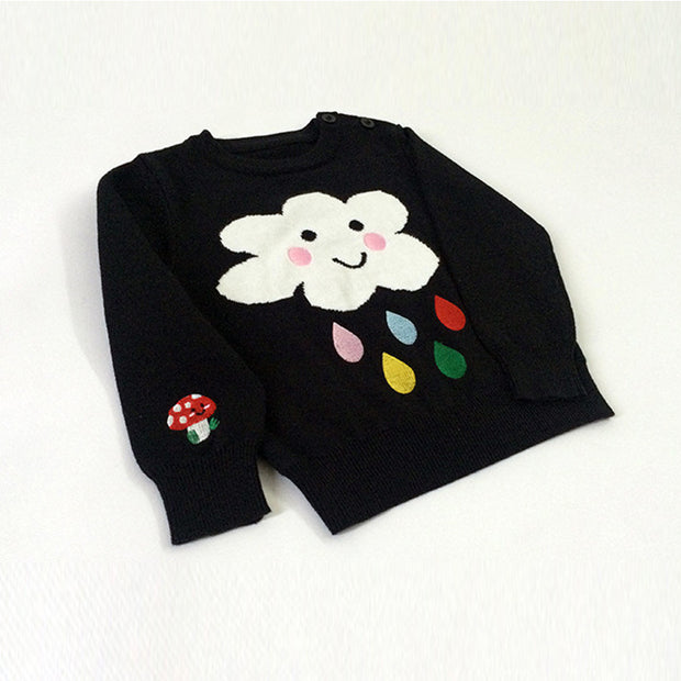 Cardigan for Winter Kids Sweater Balls Design