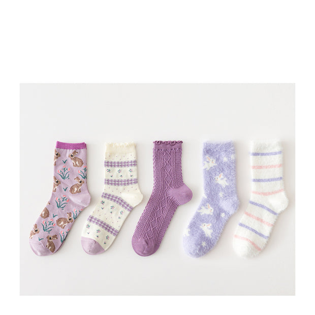 Thick cotton all-match socks