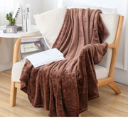 Solid Color Blanket Flannel Blanket