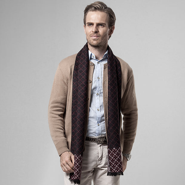 Men's scarf for autumn and winter