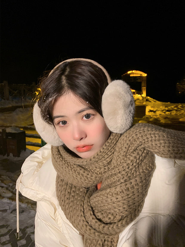 Women's Scarf Winter Knitting Wool Shawl