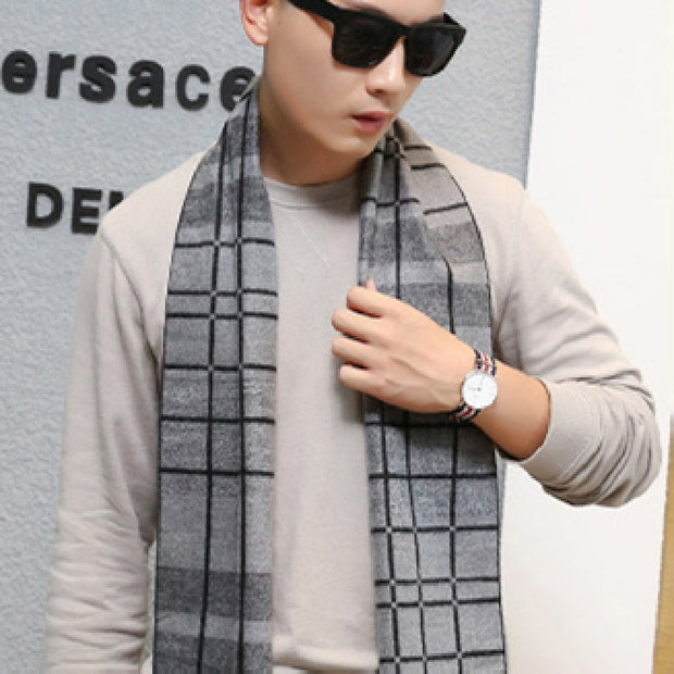 Men's Winter Warm Thickened Scarf