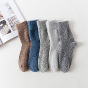 Thick Warm Socks Men's Parallel Line Wool Socks