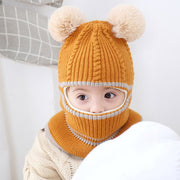 Baby winter scarf hat