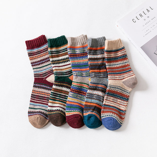 New Extra Thick Socks Tube Socks Men's Winter Thick Thread Wool Socks