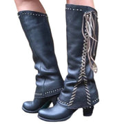 Autumn And Winter New Leather Boots Boots Women's Boots