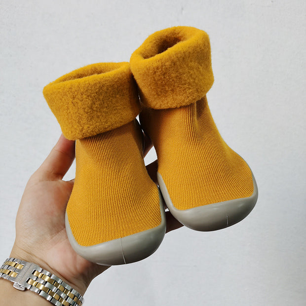 Plush thick socks shoes