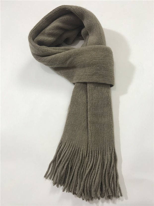 Boy Student's Winter Thick Cashmere Scarf