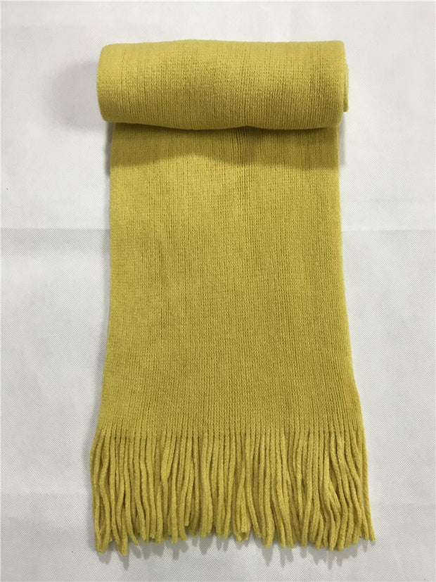 Boy Student's Winter Thick Cashmere Scarf