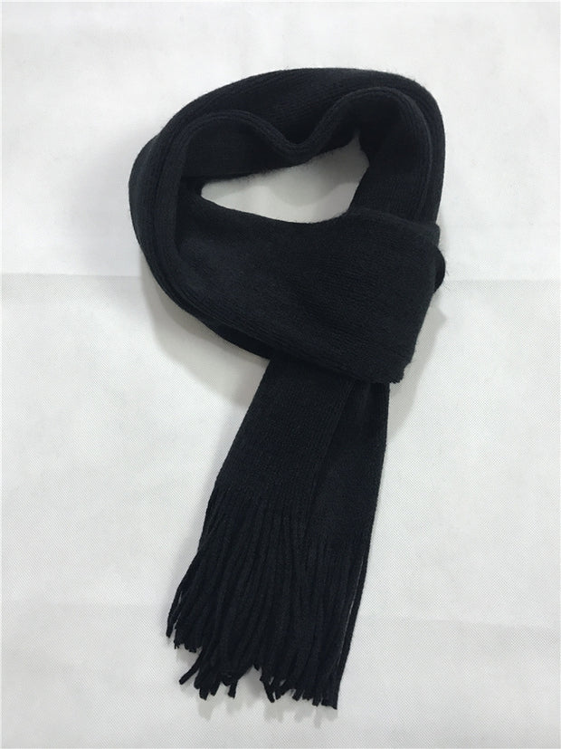 Boy Student's Winter Thick Cashmere Scarf