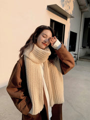 Women's Scarf Winter Knitting Wool Shawl